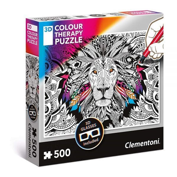 Clementoni 3D puzzle za bojanje Lav