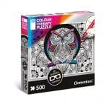 Clementoni 3D puzzle za bojanje Sova