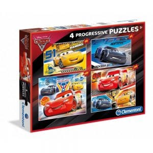 Disney Cars puzzle 4 u 1