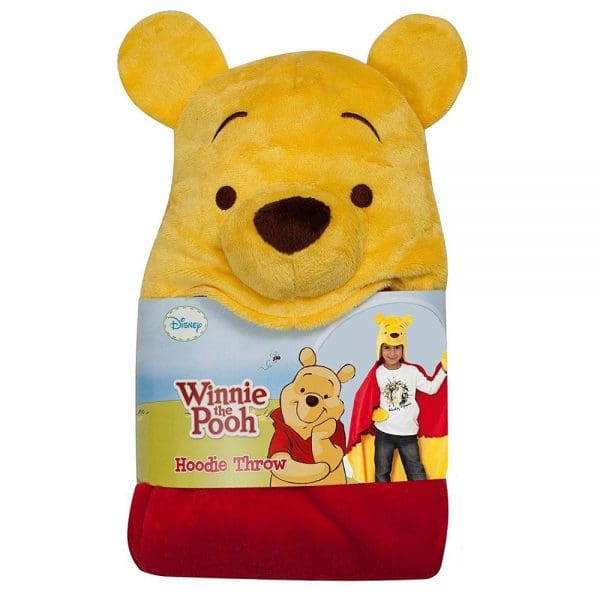 Dječja plišana dekica s kapuljačom Winnie Pooh