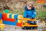 Dječji kamion s pokretnom dizalicom