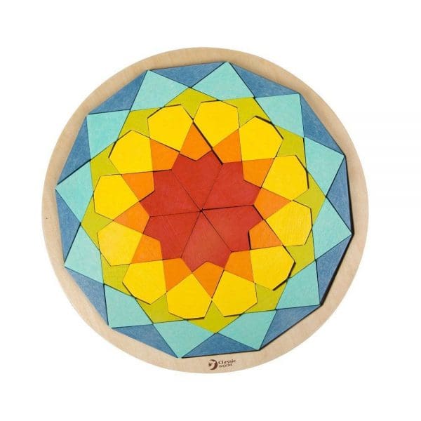 Drvena slagalica Mandala