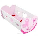 Drveni krevetić za lutke