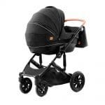 Kolica za bebe Kinderkraft Prime 3u1 crna