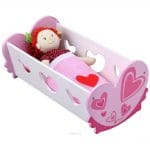 Krevetić za lutke od drveta