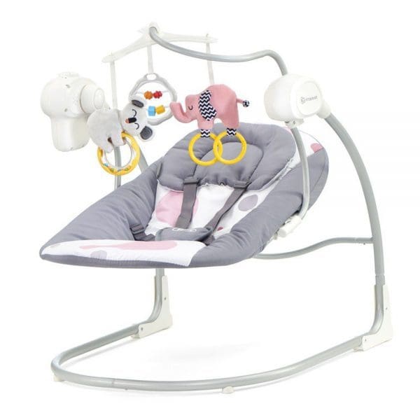 Ležaljka za bebe Kinderkraft Minky ružičasta