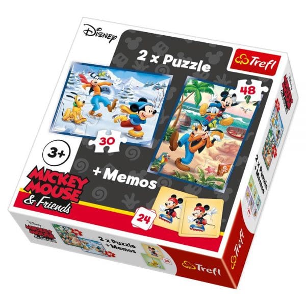 Mickey Mouse puzzle i memory
