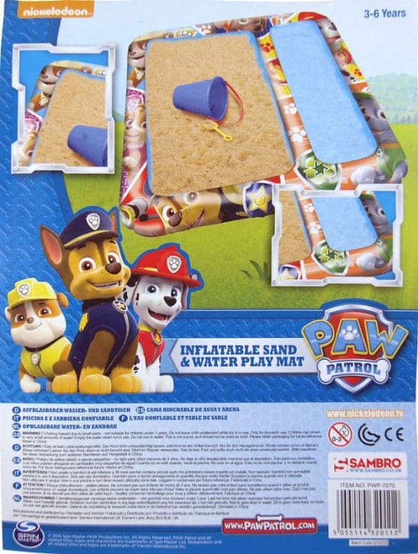 Pješčanik na napuhavanje Paw Patrol