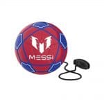 Dječja nogometna lopta s uzicom Messi crvena