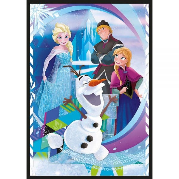 Clementoni puzzle Frozen i 3D model slagalice od 104 dijela