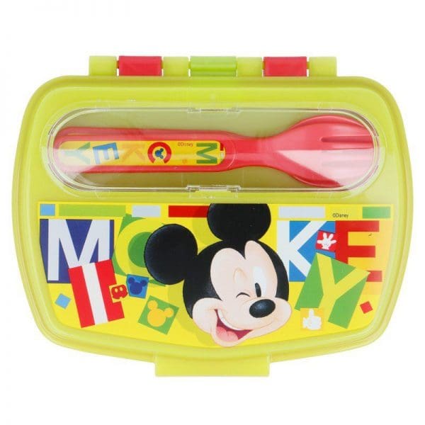 Dječja kutija za užinu s priborom Mickey Mouse