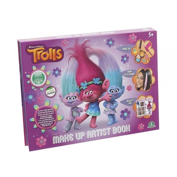 Igračka za djevojčice Trolls Make Up Artist Book