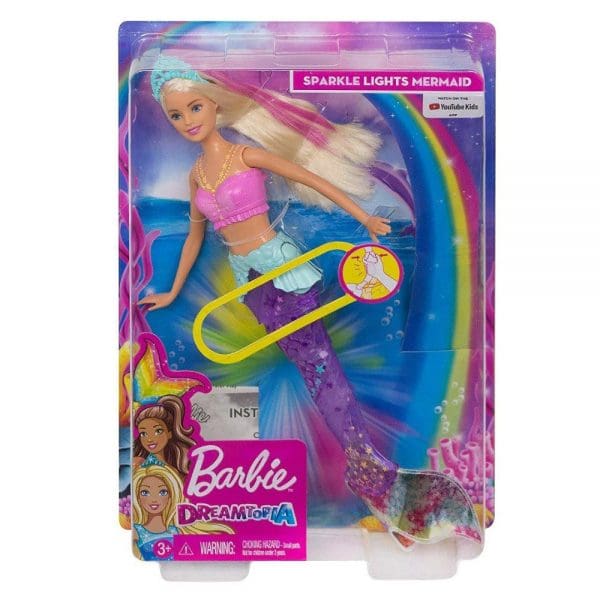 Lutka Barbie sirena sa svjetlećim repom