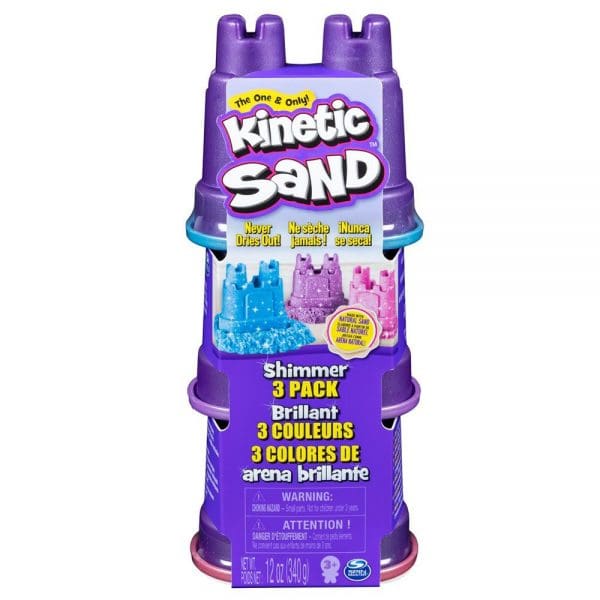 Svjetlucavi kinetički pijesak 3 boje