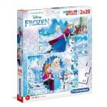 Clementoni puzzle Frozen 2 x 20kom