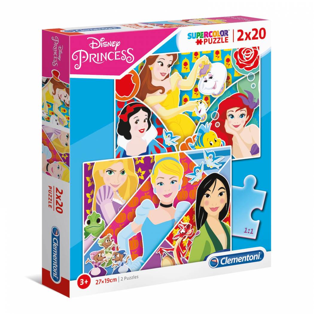 clementoni-puzzle-princeze-2-x-20kom Clementoni puzzle Princeze 2 x 20kom
