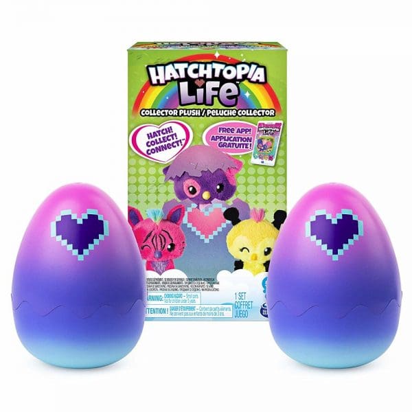 Hatchimals plišane igračke za djecu Hatchopia 2 kom