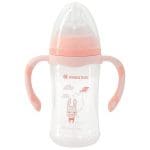 Kikka Boo Anti-colic bočica Rabbit 260ml narančasta