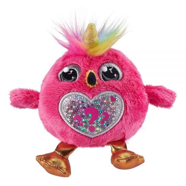 Rainbocorns plišane igračke Sparkle Heart Surprise ptica