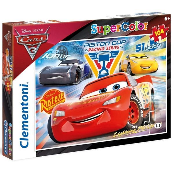 Clementoni puzzle Cars Supercolor 104 komada