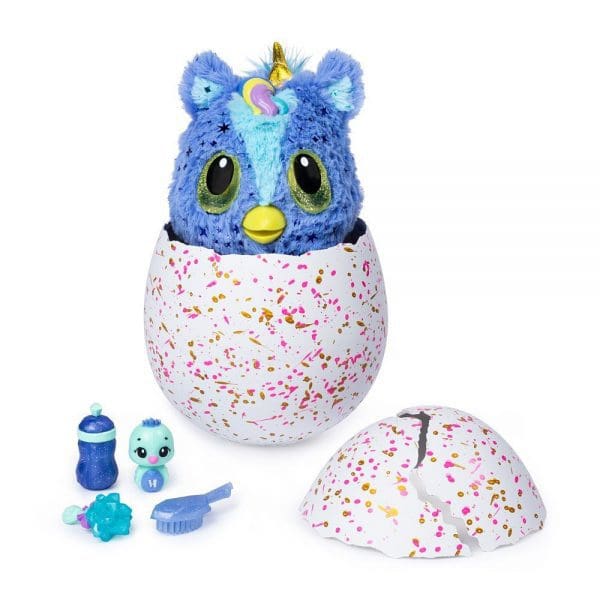 Hatchimals Hatchibebe interaktivne igračke jednorog plavi