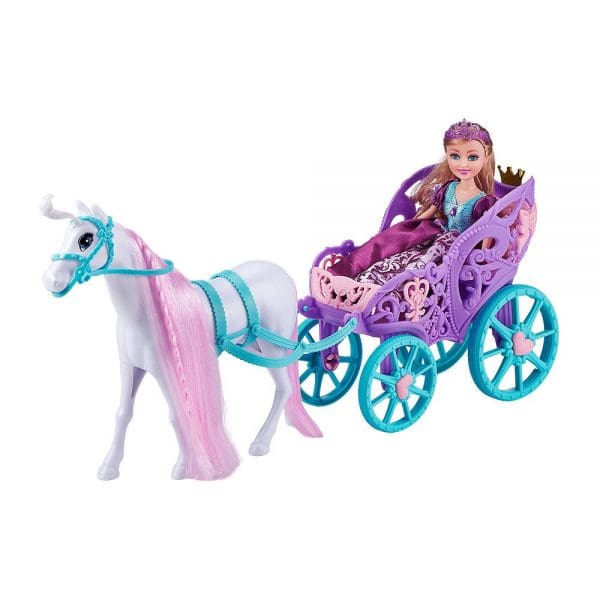Lutka s konjem i kočijom Sparkle Girlz
