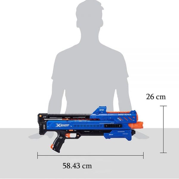 X-Shot Chaos puška Orbit dimenzije