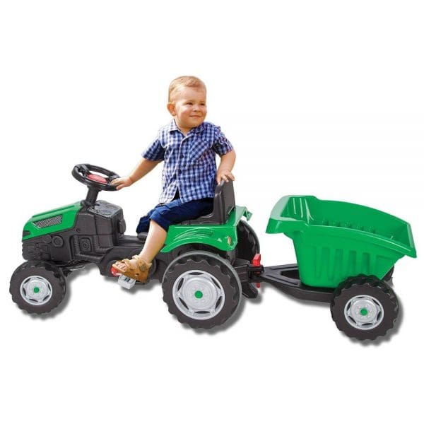 Traktor na pedale Pilsan s prikolicom za djecu Pilsan