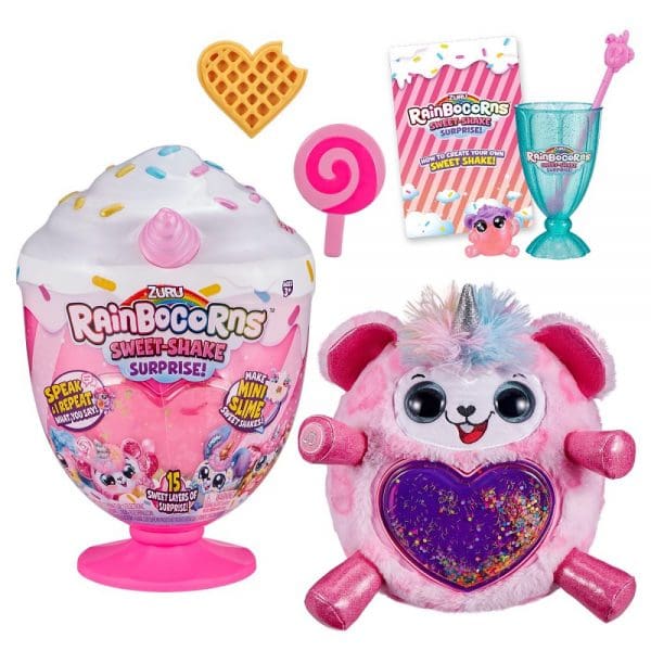 Rainbocorns Sweet-Shake Surprise plišana igračka ružičasta