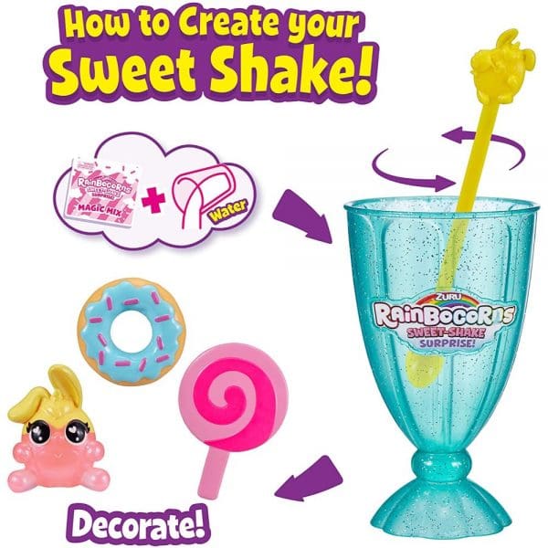 Rainbocorns Sweet-Shake Surprise plišana igračka sa dodacima