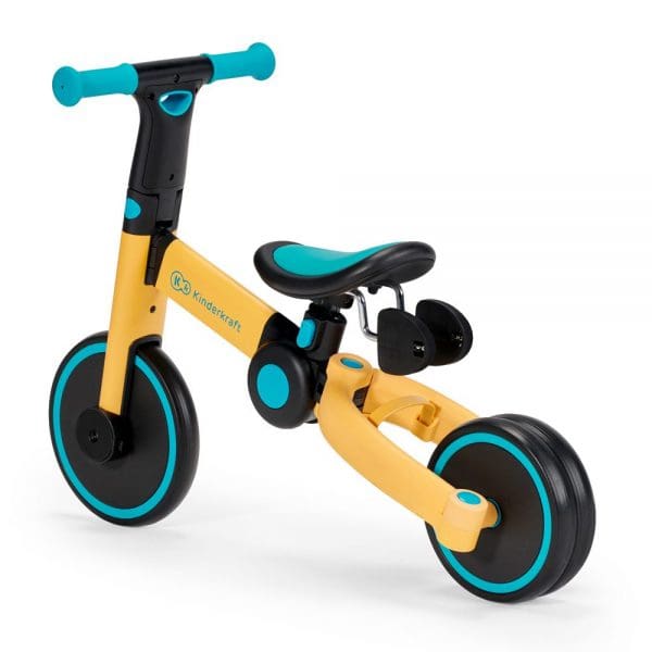 Dječji bicikl guralica Kinderkraft 4Trike 3 u 1 žuti