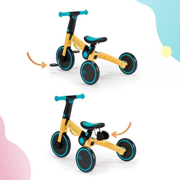 Dječji tricikl Kinderkraft 4Trike 3 u 1 s pedalama i bez pedala