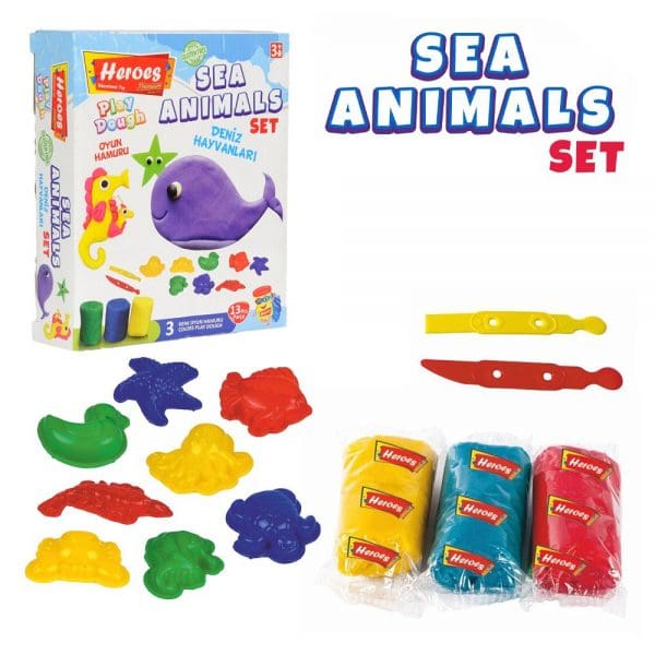 Dječji set za izradu morskih životinja od plastelina