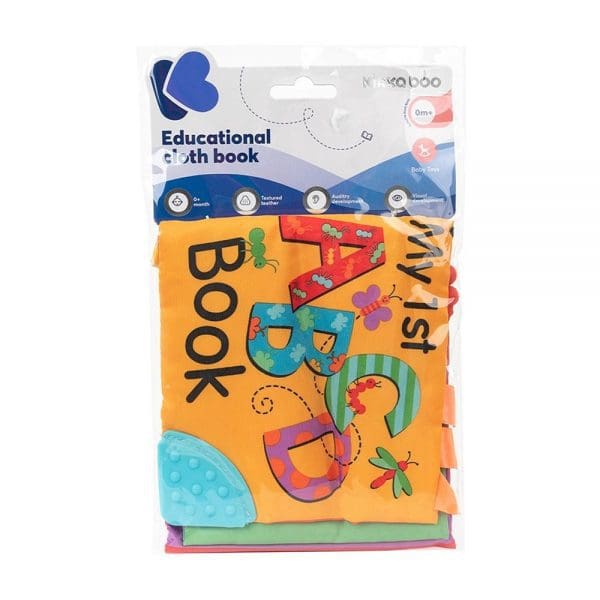 Kikka Boo mekana knjižica za bebe Slova