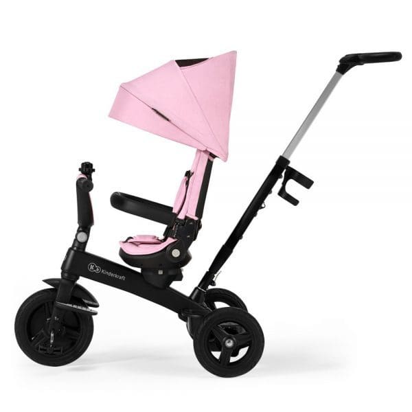 Dječji tricikl guralica Kinderkraft Twipper ružičasti