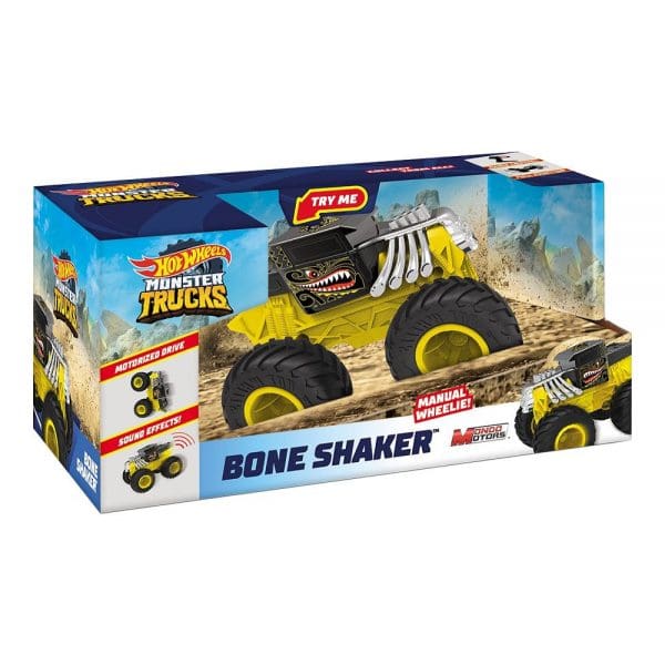 Hot Wheels Monster Trucks Bone Shaker vozilo sa svjetlima i zvučnim efektima