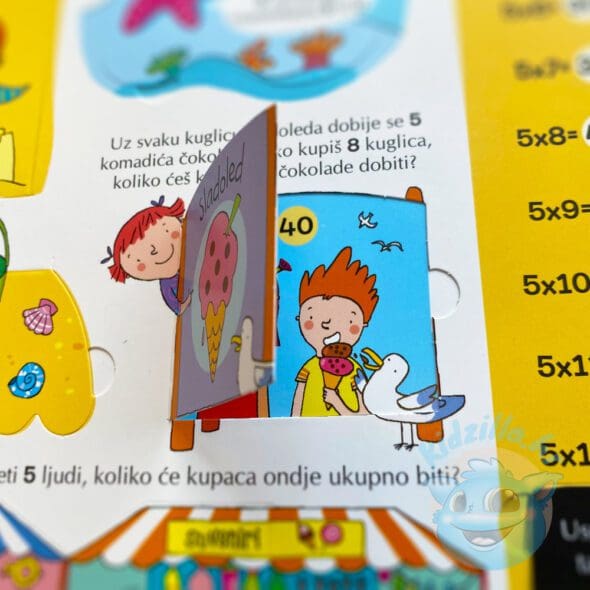Interaktivna dječja knjiga Tablica množenja