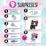 L.O.L. Surprise Fluffy Pets snježna kugla s 9 iznenađenja