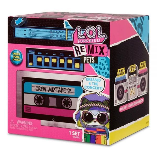 L.O.L. Surprise Remix Pets figurica i kazetofon