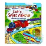 Zaviri u svijet vlakova – slikovnica s prozorčićima