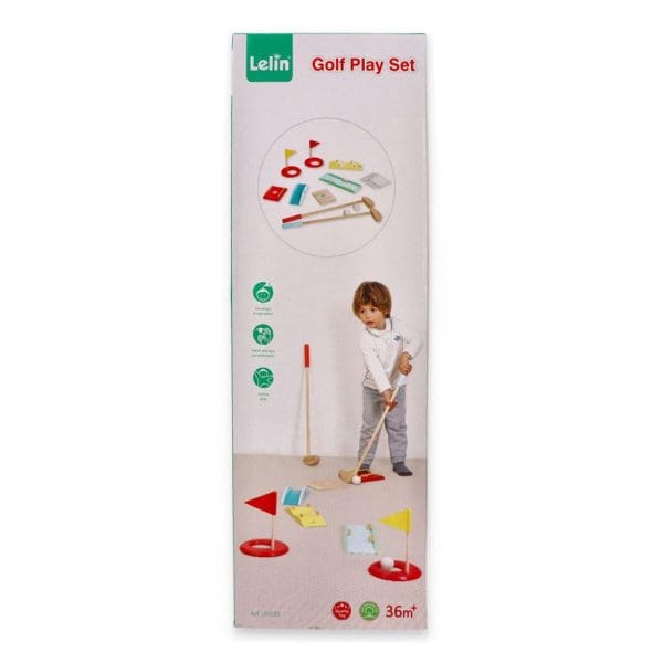 Dječji drveni set za mini golf