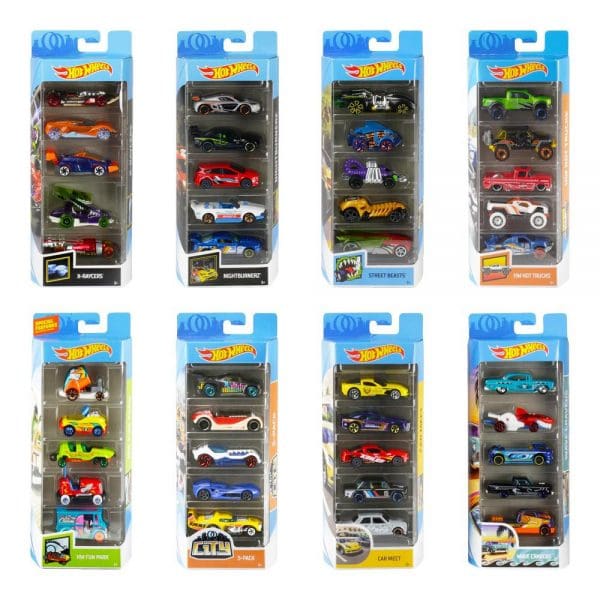 Hot Wheels setovi 5 autića