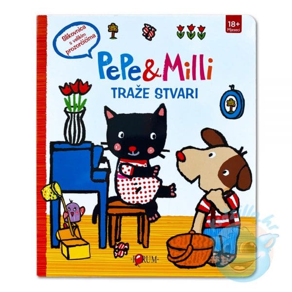 Pepe i Milli traže stvari – slikovnica s velikim prozorčićima