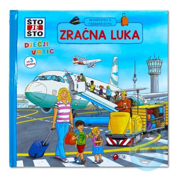 Što je što Zračna luka – slikovnica s prozorčićima