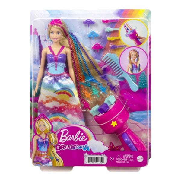 Barbie Dreamtopia lutka i set za izradu pletenica