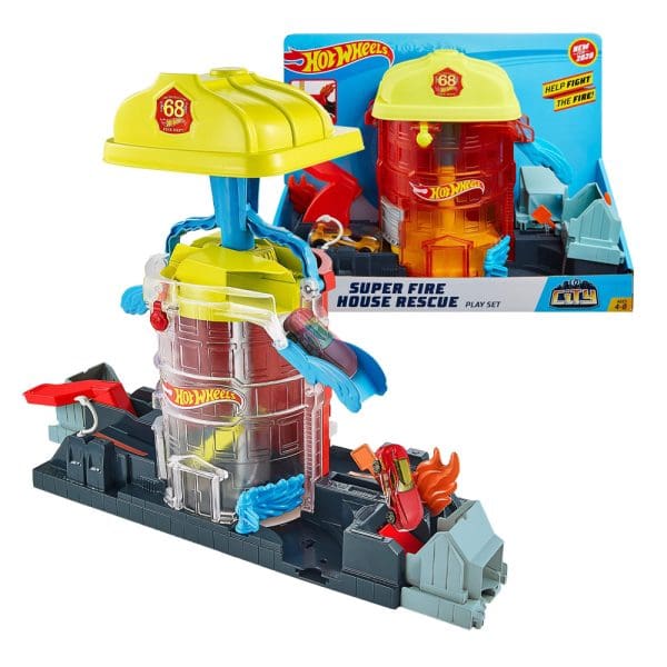Hot Wheels Super Fire House Rescue set za igru