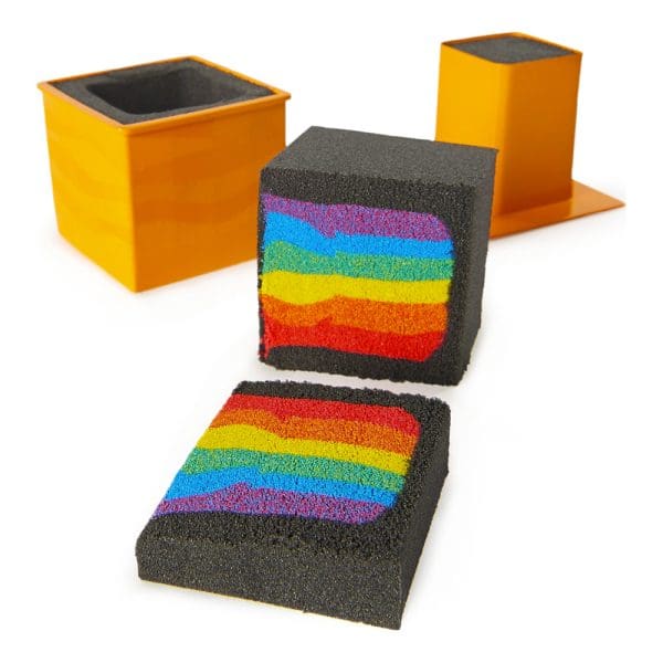 Kinetički pijesak Sandisfactory set duginih boja