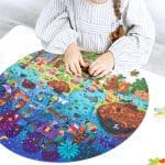 Dan u šumi okrugle puzzle Mideer 150kom