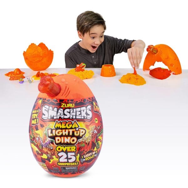 Smashers Mega jaje s dino figuricama izenađenja i ljigavcem