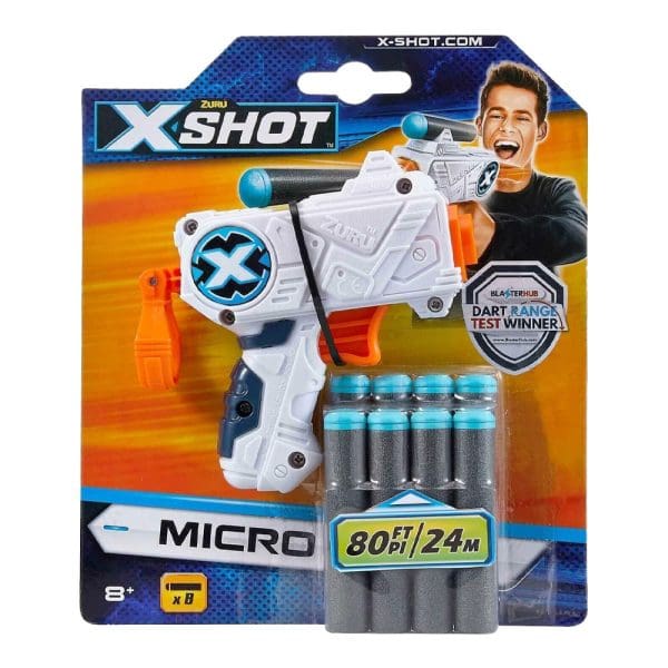 X-Shot Micro ispaljivač i 8 metaka